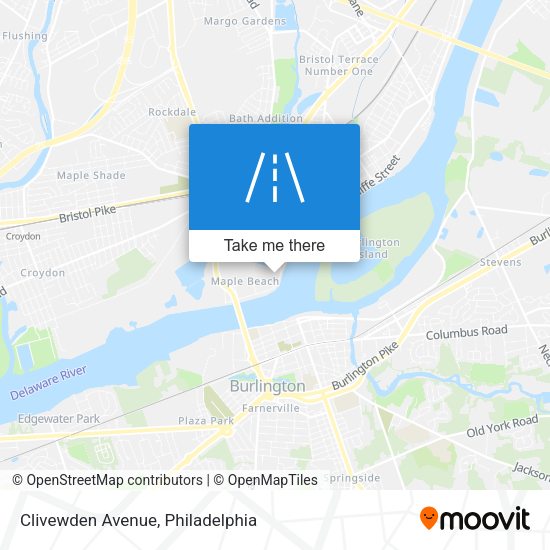 Mapa de Clivewden Avenue