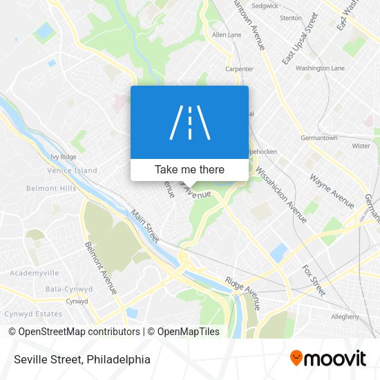 Seville Street map