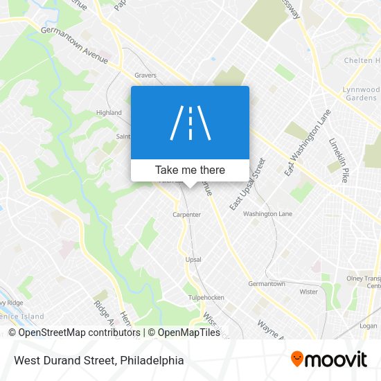 Mapa de West Durand Street