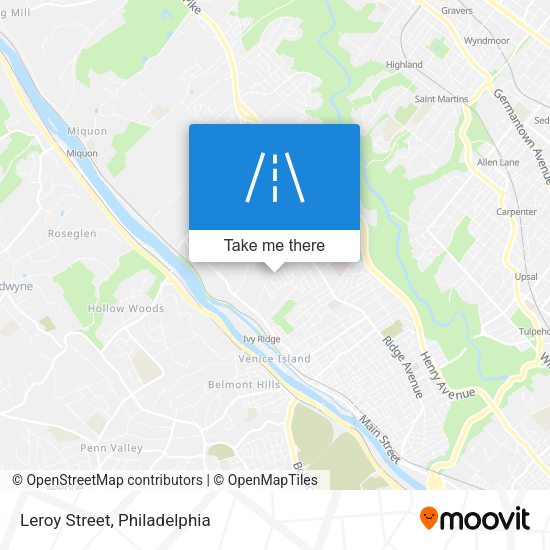 Mapa de Leroy Street