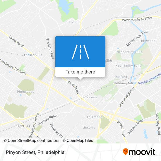 Mapa de Pinyon Street