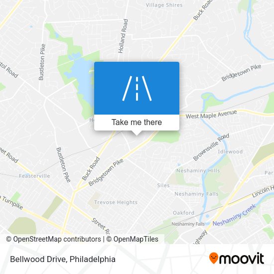 Mapa de Bellwood Drive