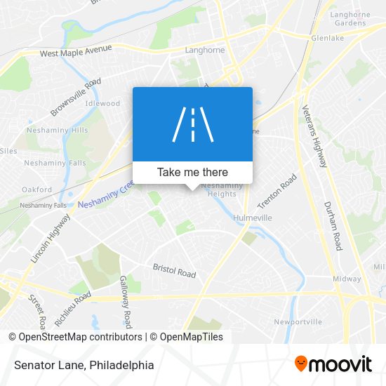 Mapa de Senator Lane