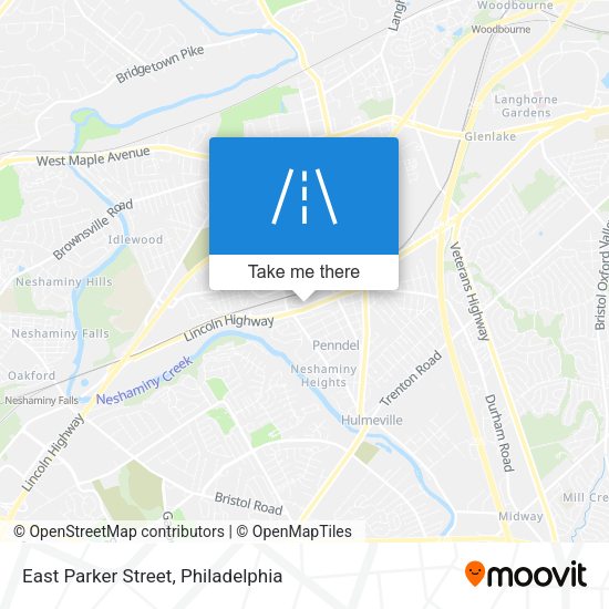 Mapa de East Parker Street