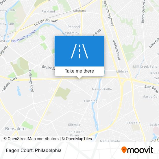 Mapa de Eagen Court