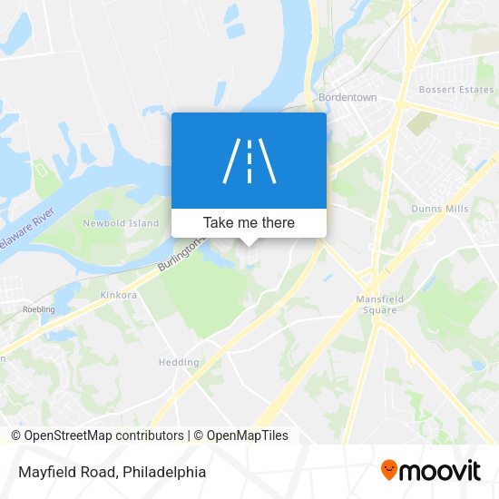 Mapa de Mayfield Road