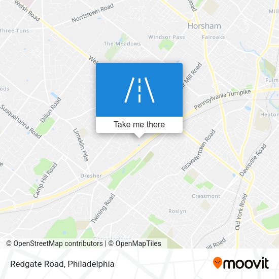 Mapa de Redgate Road