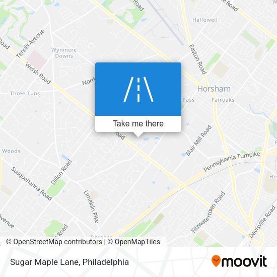 Mapa de Sugar Maple Lane