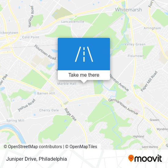 Mapa de Juniper Drive