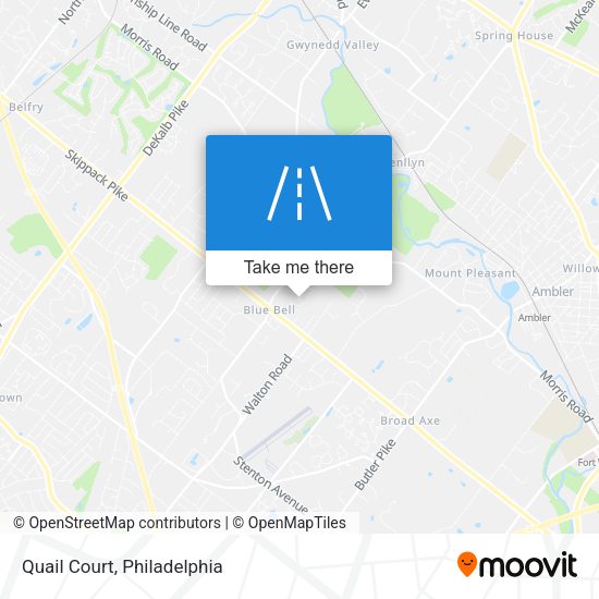 Mapa de Quail Court