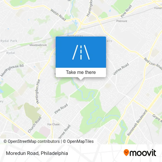 Moredun Road map