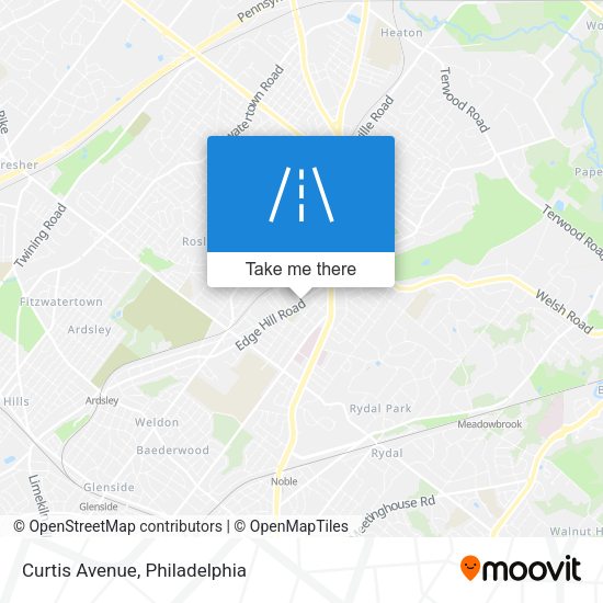Mapa de Curtis Avenue
