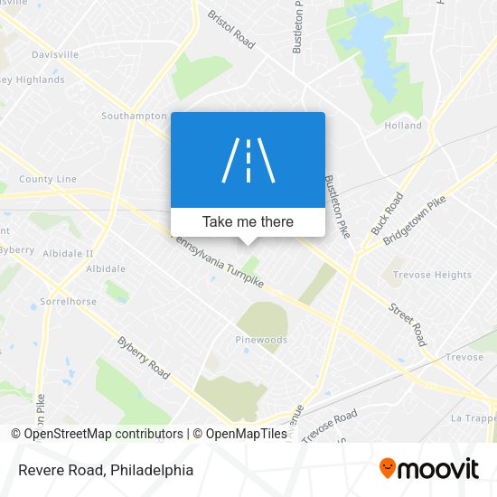 Mapa de Revere Road