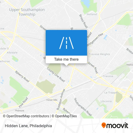 Hidden Lane map