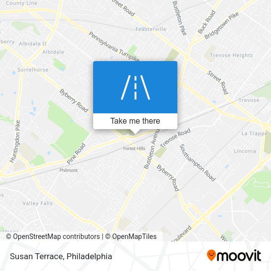 Mapa de Susan Terrace
