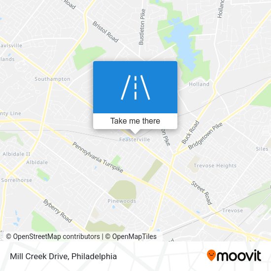 Mill Creek Drive map