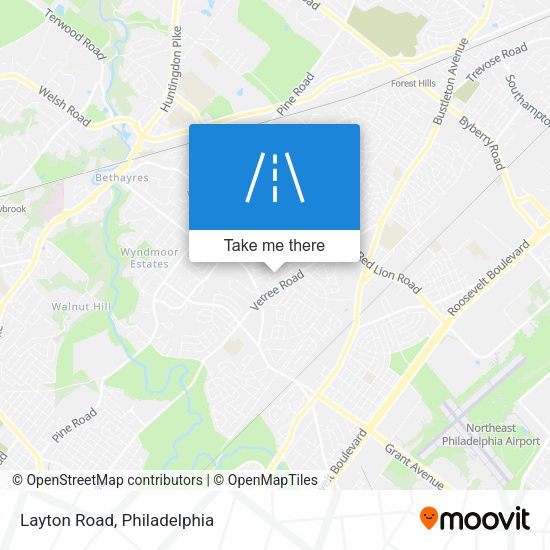 Mapa de Layton Road