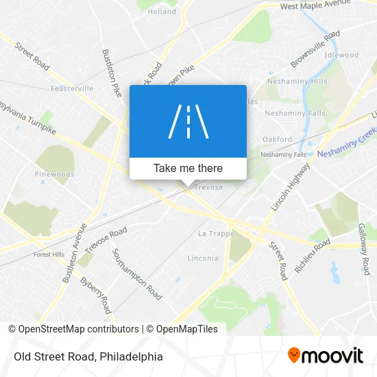 Old Street Road map
