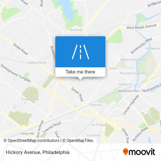 Mapa de Hickory Avenue