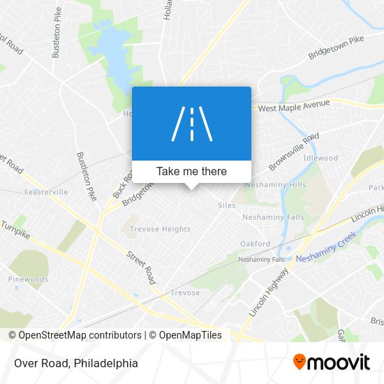 Mapa de Over Road