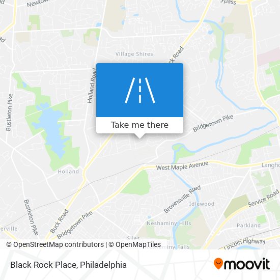 Black Rock Place map