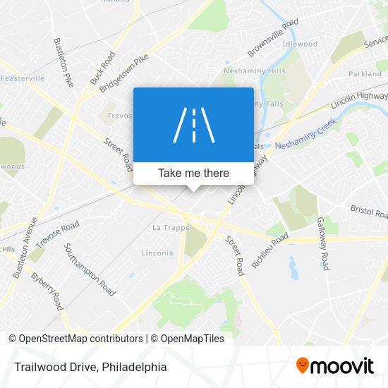 Trailwood Drive map