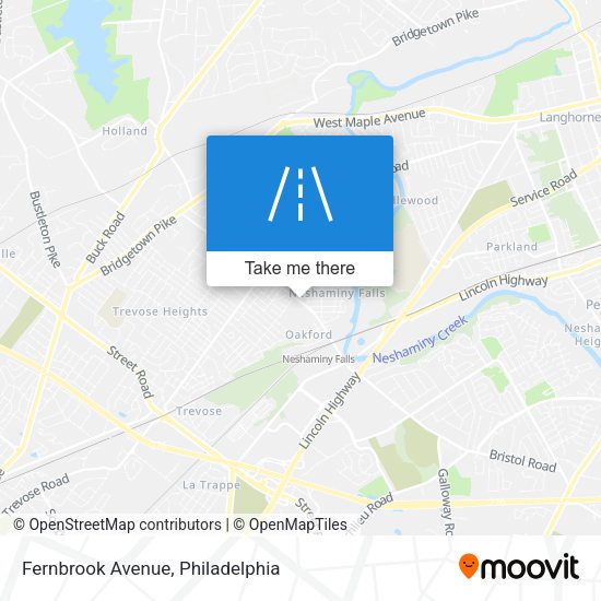 Fernbrook Avenue map