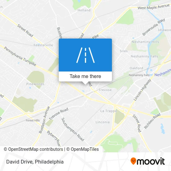 David Drive map