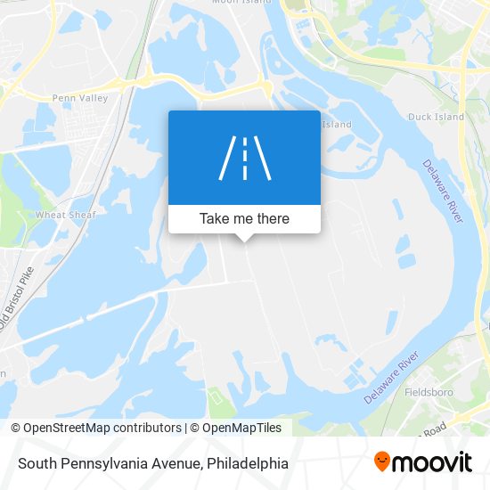 South Pennsylvania Avenue map