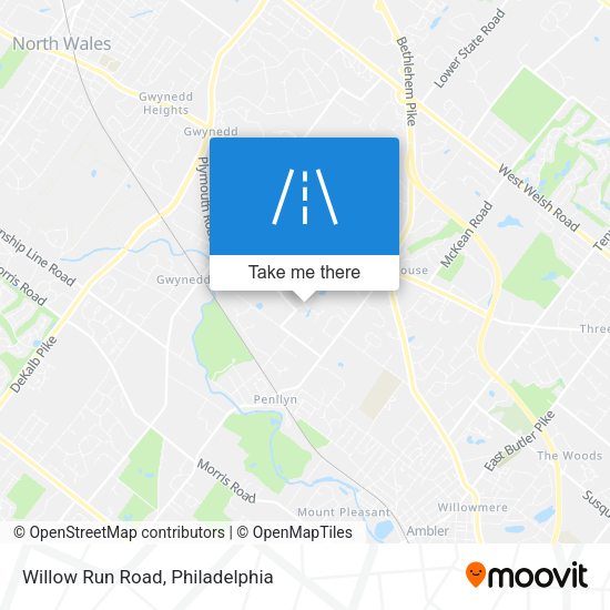 Mapa de Willow Run Road