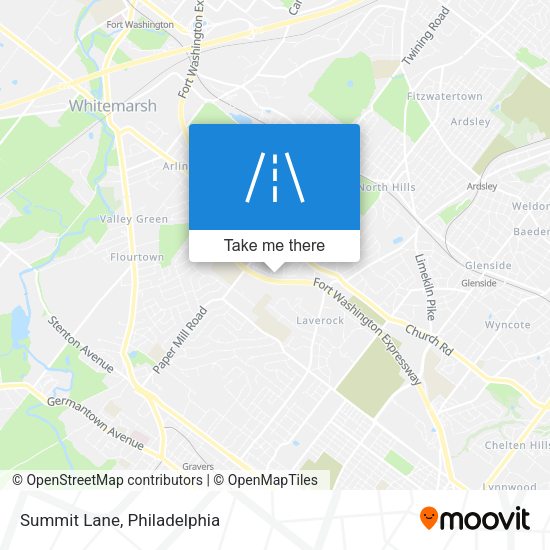 Mapa de Summit Lane