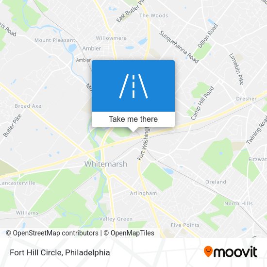 Fort Hill Circle map