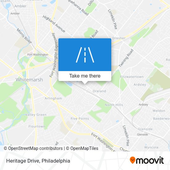 Heritage Drive map
