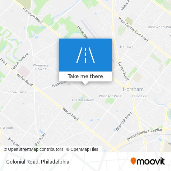 Mapa de Colonial Road
