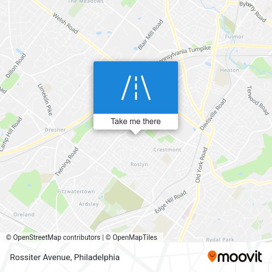 Mapa de Rossiter Avenue