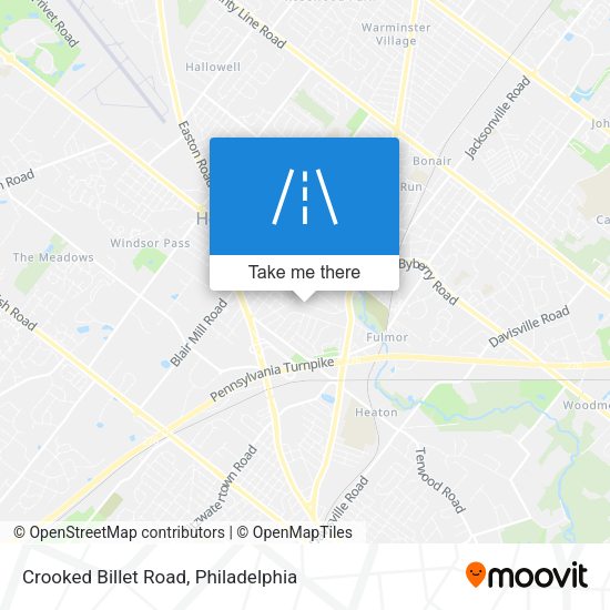 Crooked Billet Road map