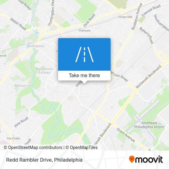 Redd Rambler Drive map