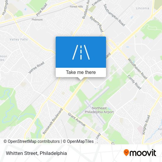 Mapa de Whitten Street