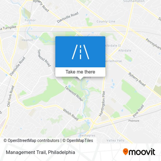 Mapa de Management Trail