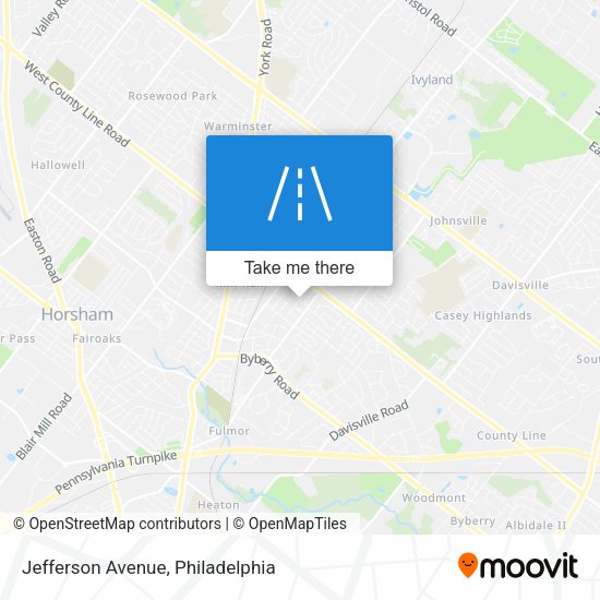 Mapa de Jefferson Avenue
