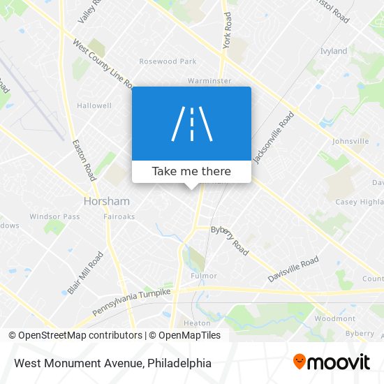 Mapa de West Monument Avenue