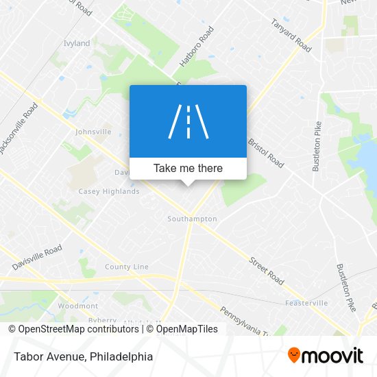Mapa de Tabor Avenue