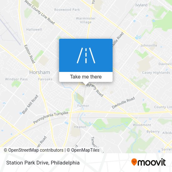 Station Park Drive map