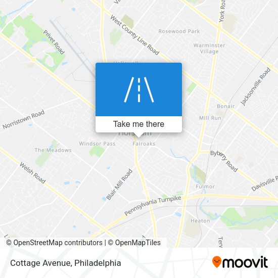 Mapa de Cottage Avenue