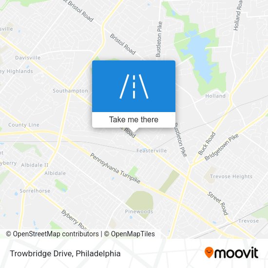 Trowbridge Drive map