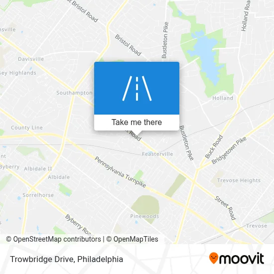 Trowbridge Drive map