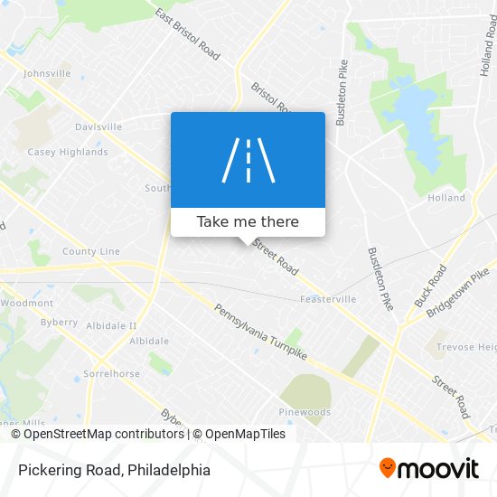 Pickering Road map