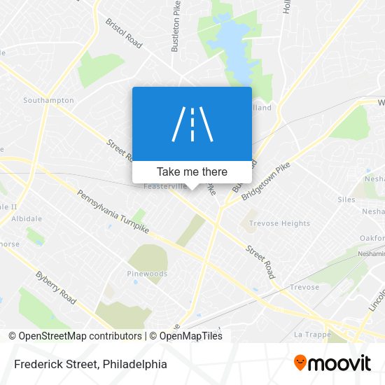Mapa de Frederick Street