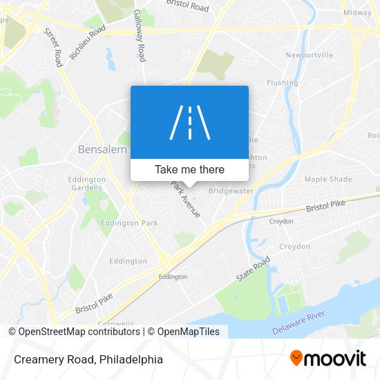 Mapa de Creamery Road