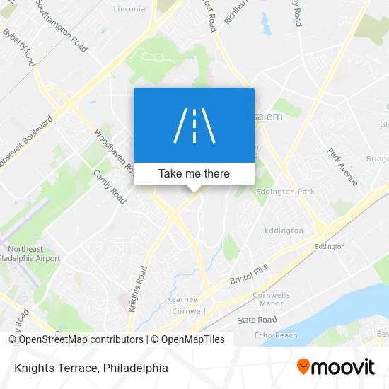 Knights Terrace map